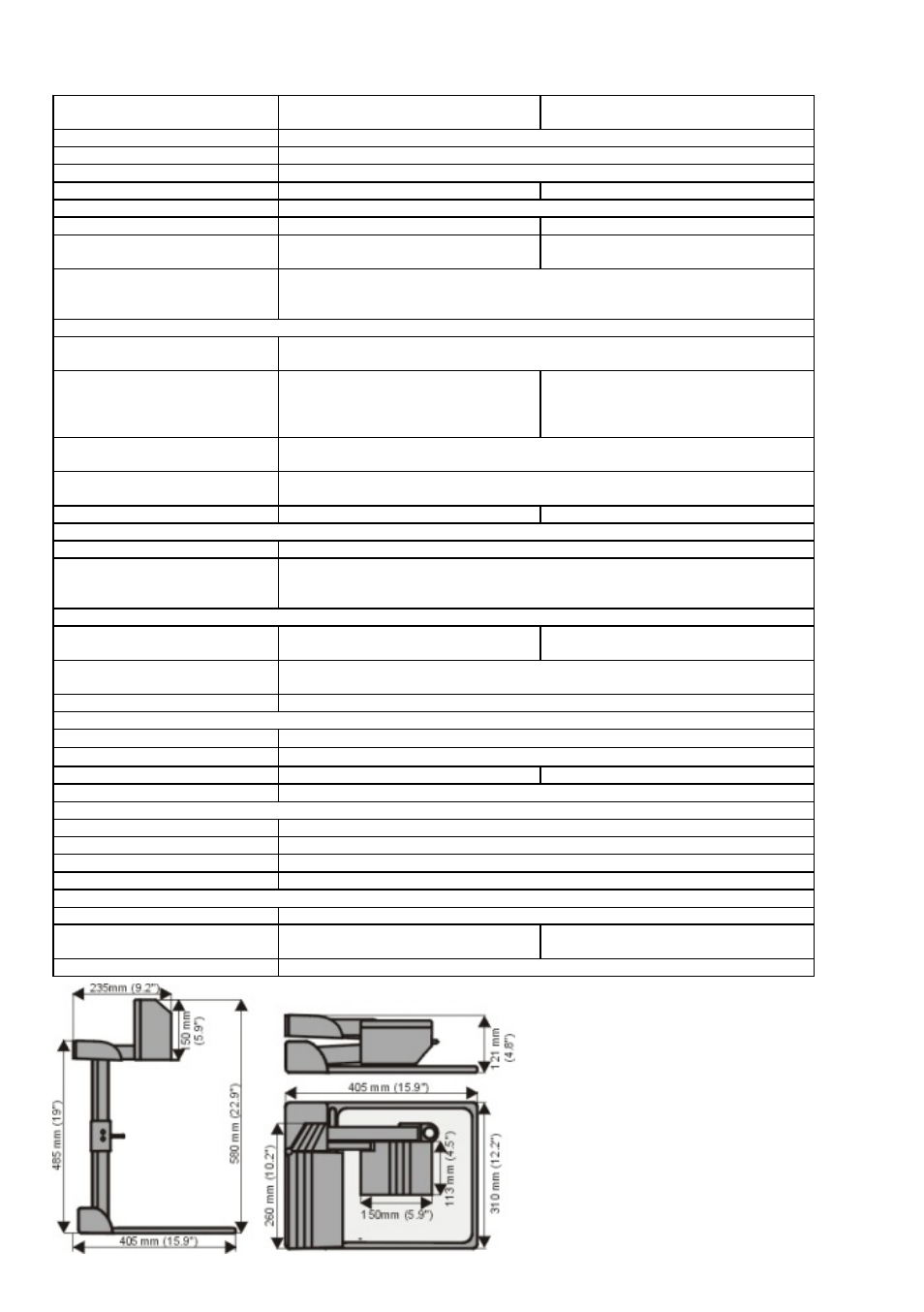 Seite18, Caractéristiques techniques | WolfVision VZ-5F User Manual | Page 18 / 24