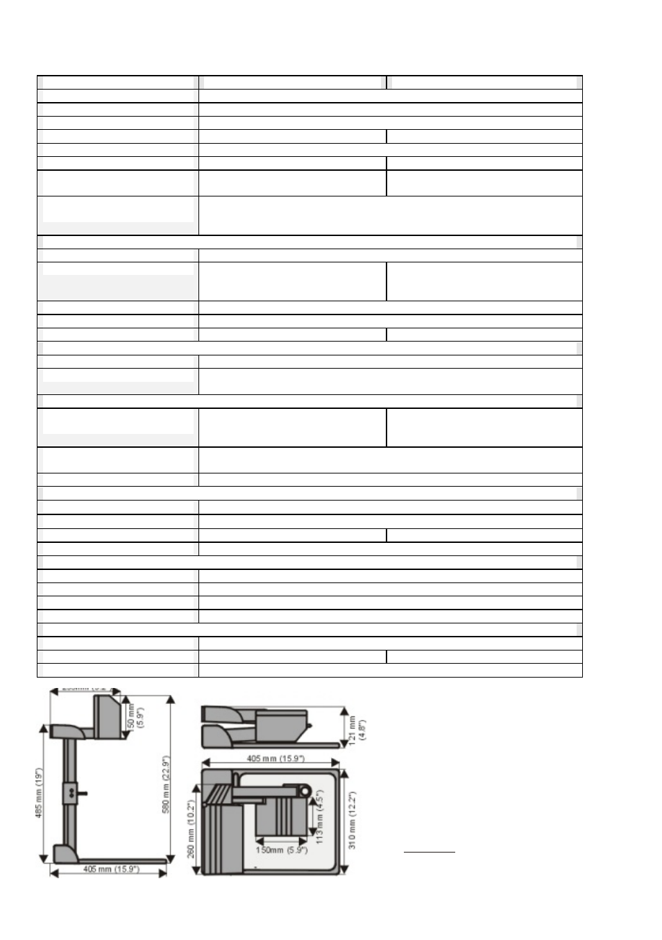 Seite8, Technical data | WolfVision VZ-5F User Manual | Page 8 / 24