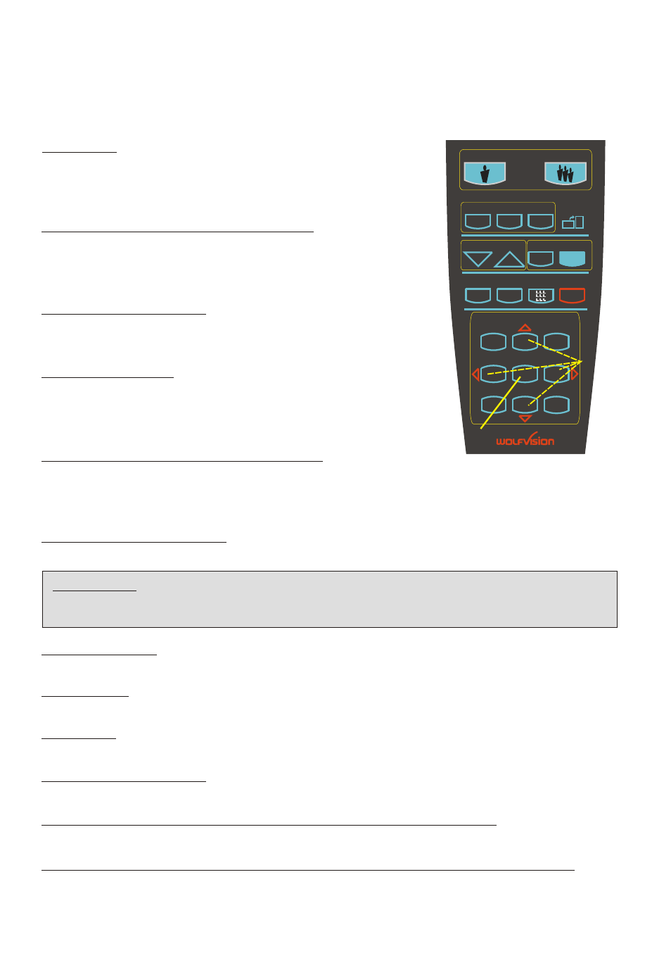 Seite4, Infrared remote control | WolfVision VZ-8 User Manual | Page 4 / 12