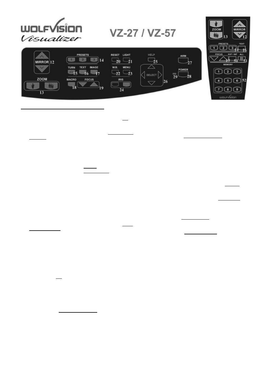 WolfVision VZ-27 Short User Manual User Manual | Page 2 / 3