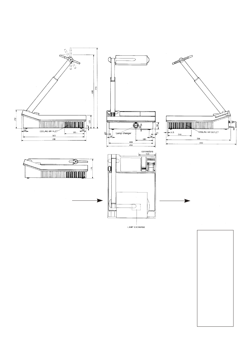 Seite24, Dimensions, Abmessungen | WolfVision VZ-15b User Manual User Manual | Page 24 / 25
