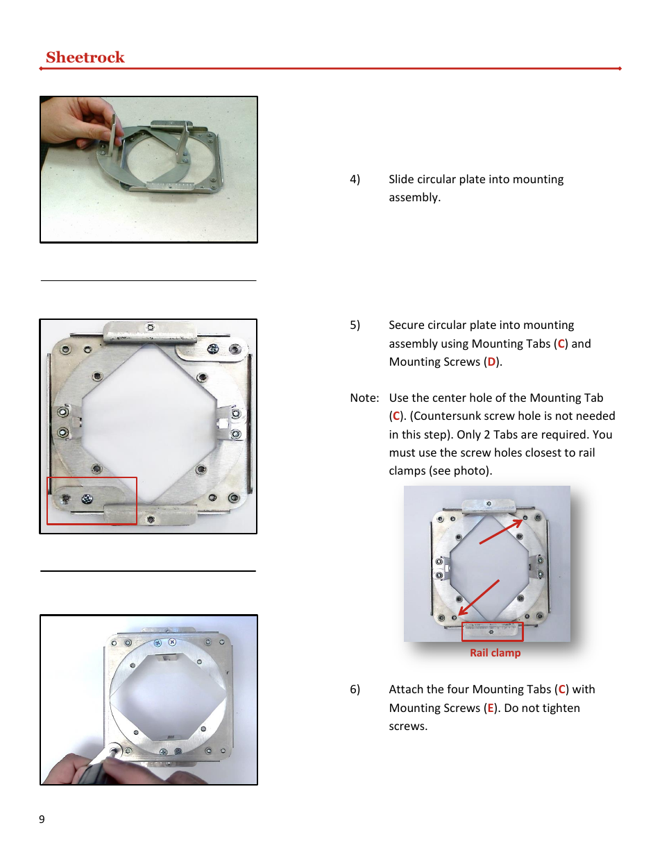 WolfVision EYE Series Mounting Kit User Manual | Page 10 / 16