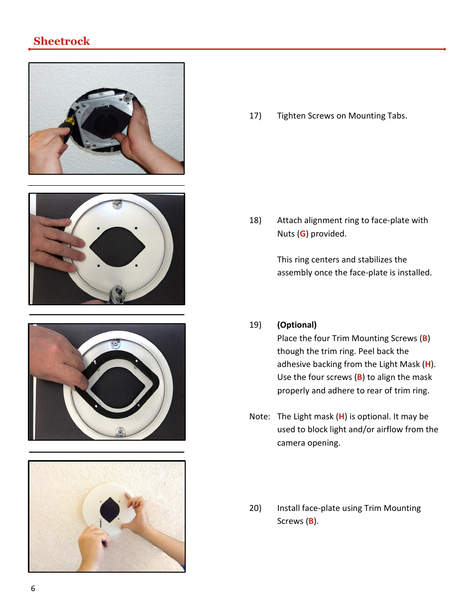 WolfVision EYE Series Mounting Kit User Manual | Page 14 / 16