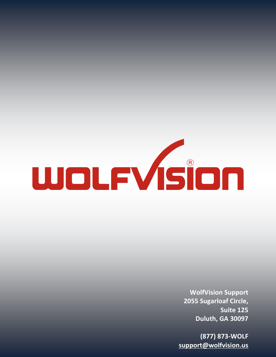 WolfVision EYE Series Mounting Kit User Manual | Page 16 / 16