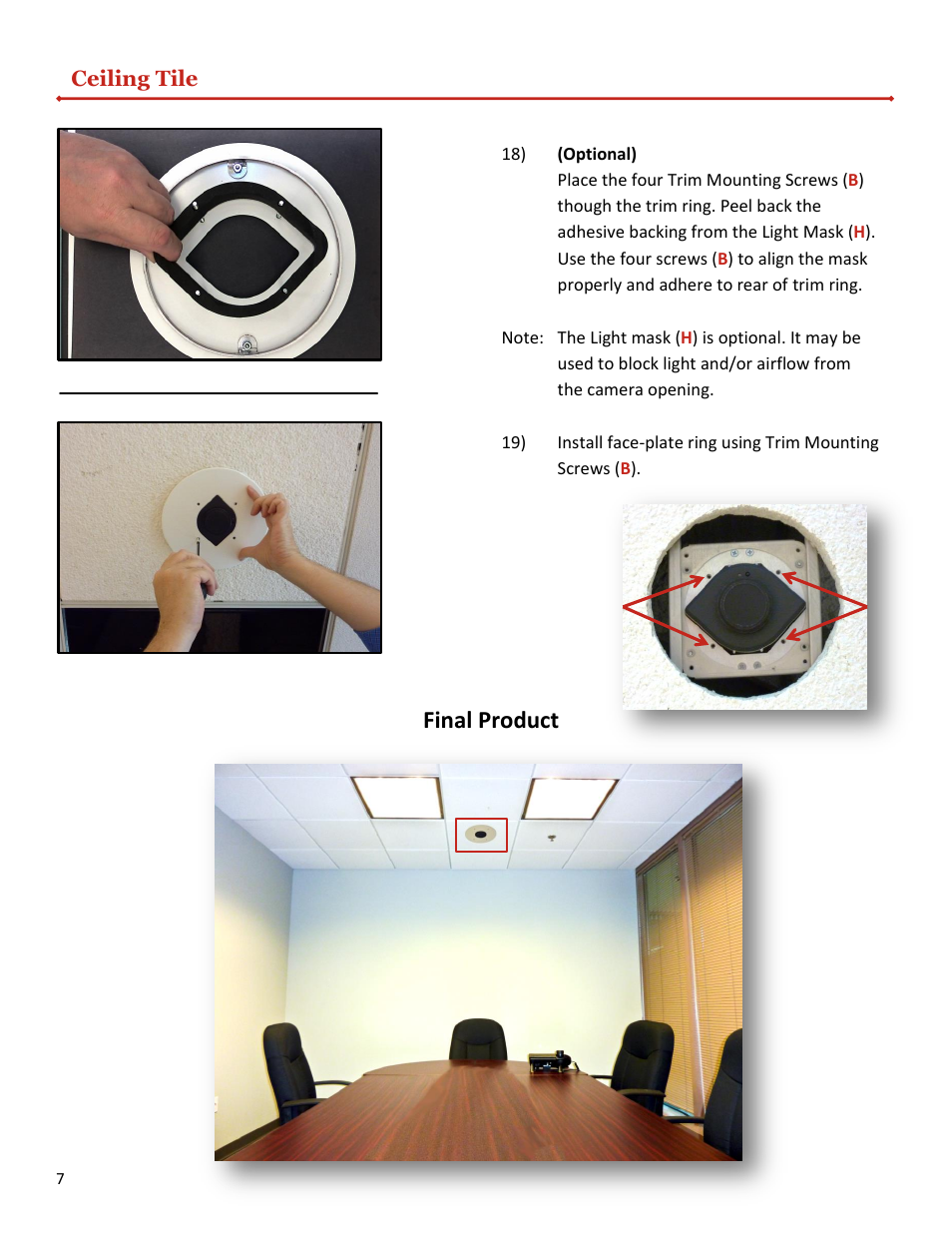 WolfVision EYE Series Mounting Kit User Manual | Page 8 / 16