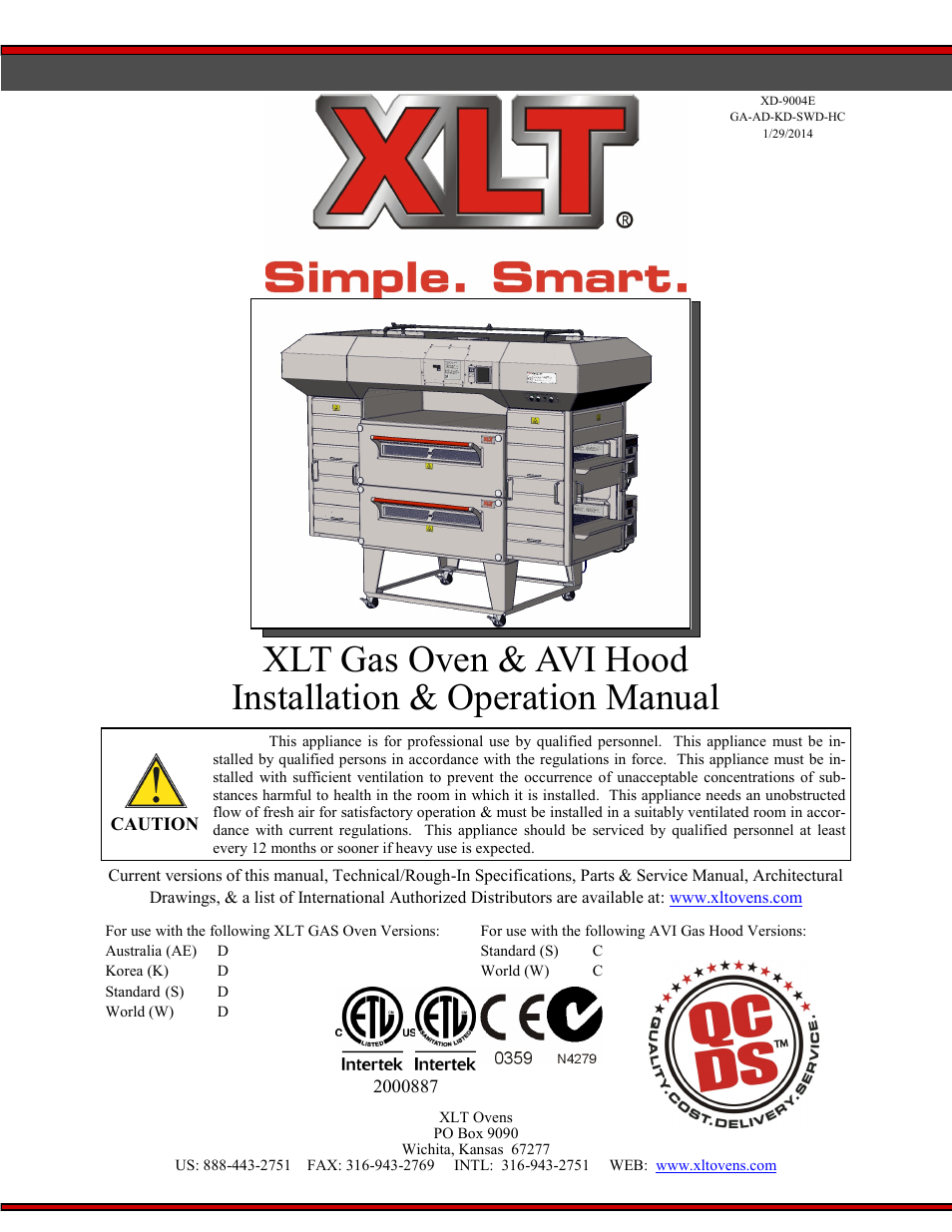 XLT XD-9004E User Manual | 114 pages