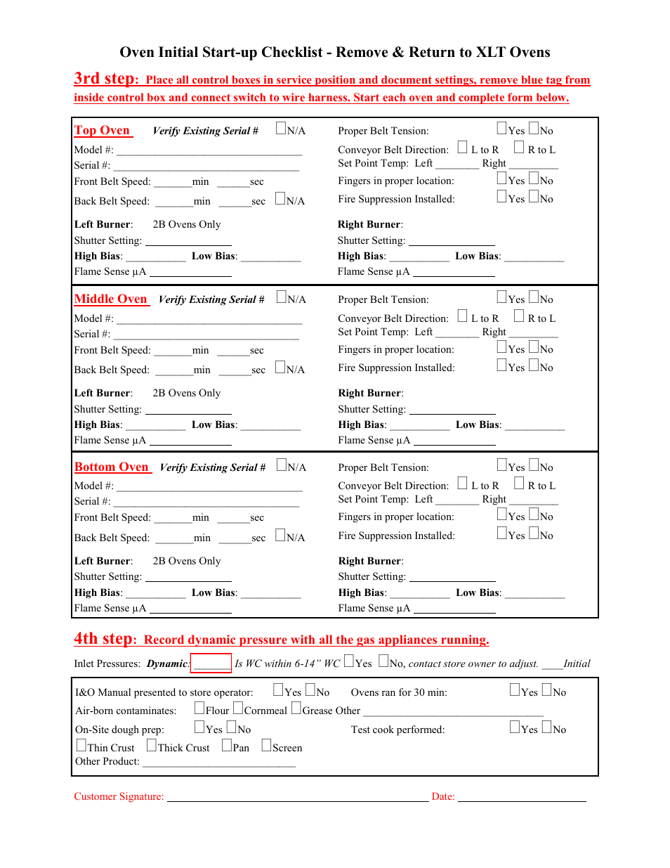 3rd step, 4th step | XLT XD-9004E User Manual | Page 112 / 114