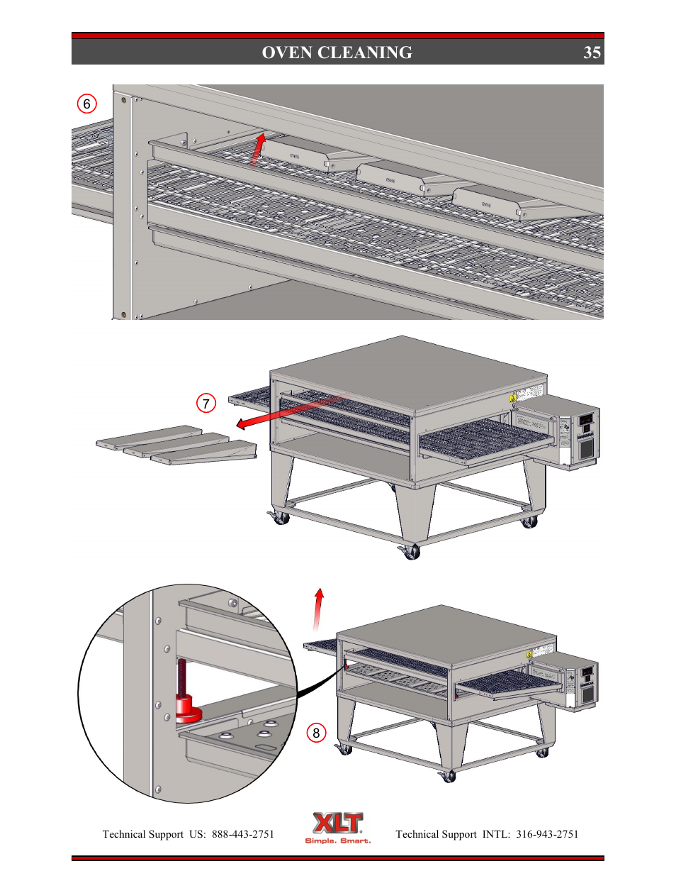 35 oven cleaning | XLT XD-9004E User Manual | Page 35 / 114