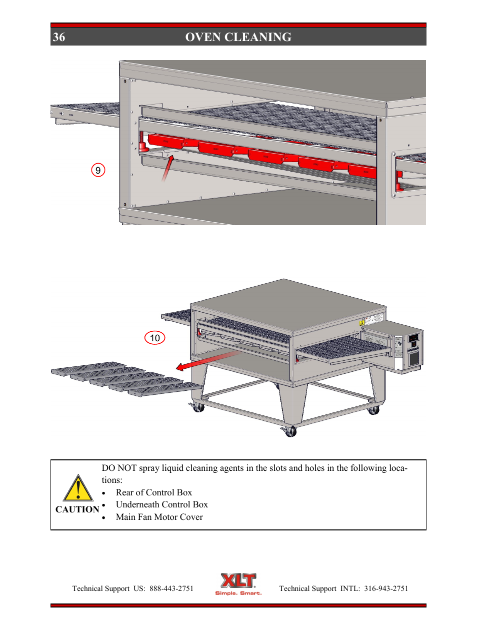 36 oven cleaning | XLT XD-9004E User Manual | Page 36 / 114