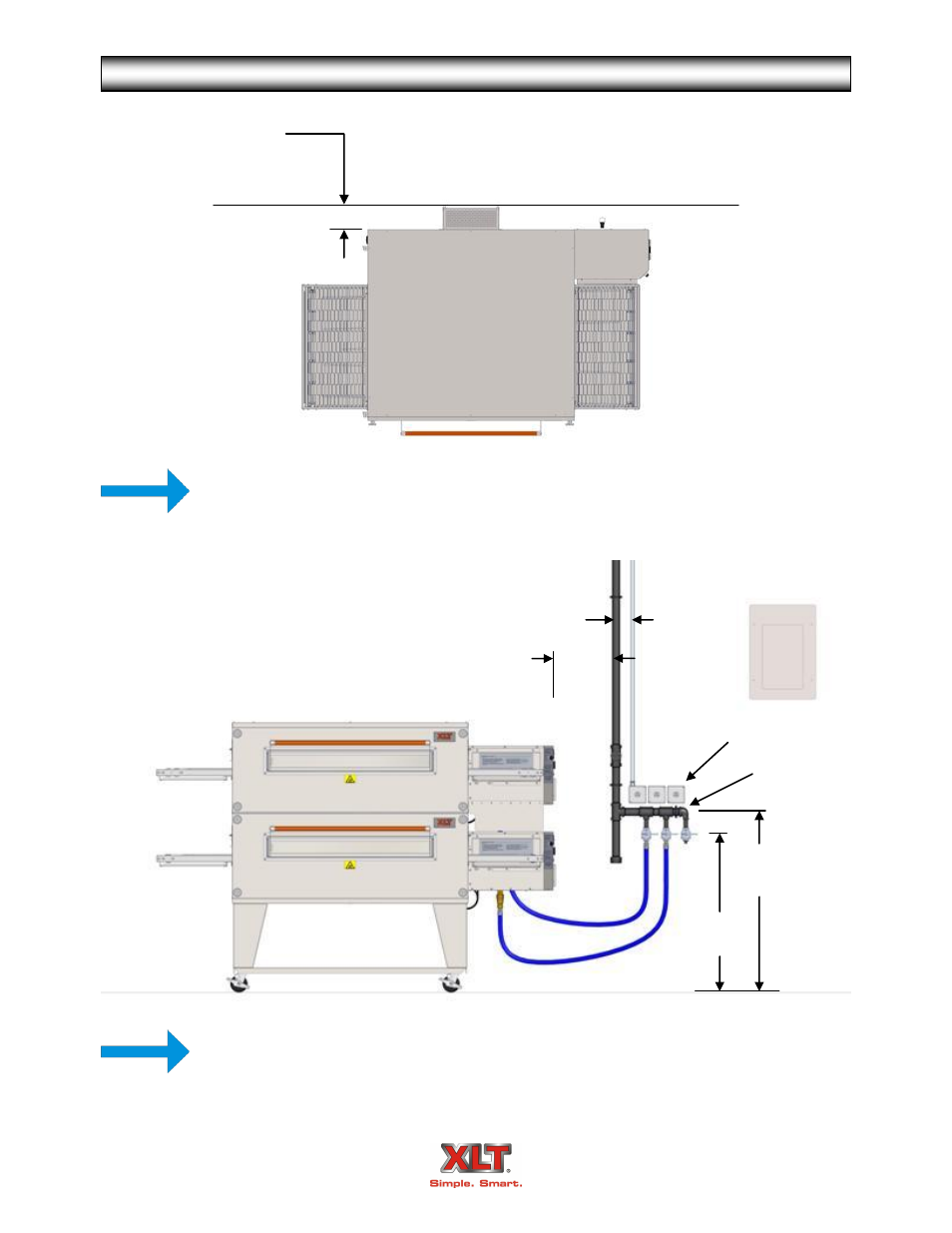 Oven only rough-in specifications | XLT XD-9004A User Manual | Page 17 / 102