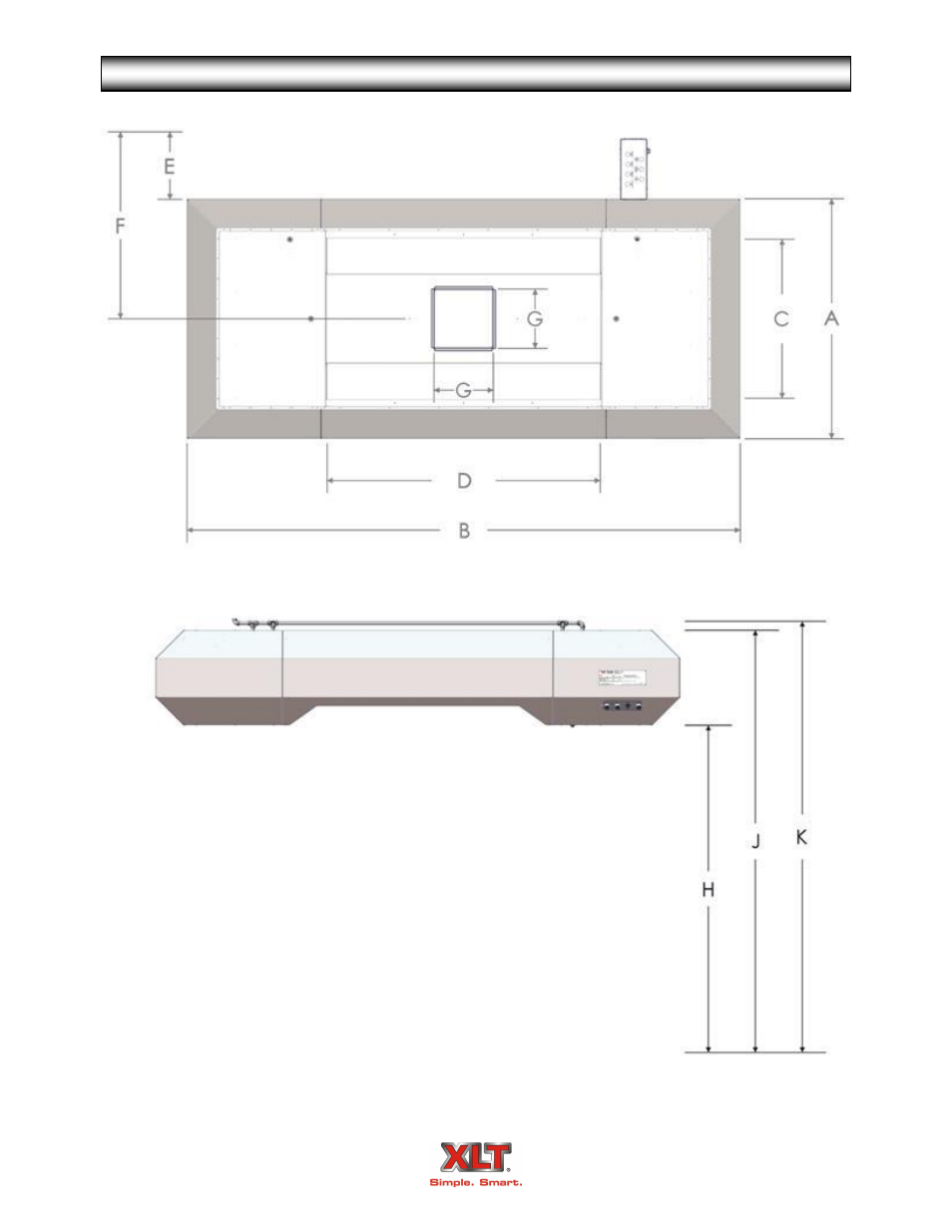 Avi hood dimensions | XLT XD-9004A User Manual | Page 40 / 102