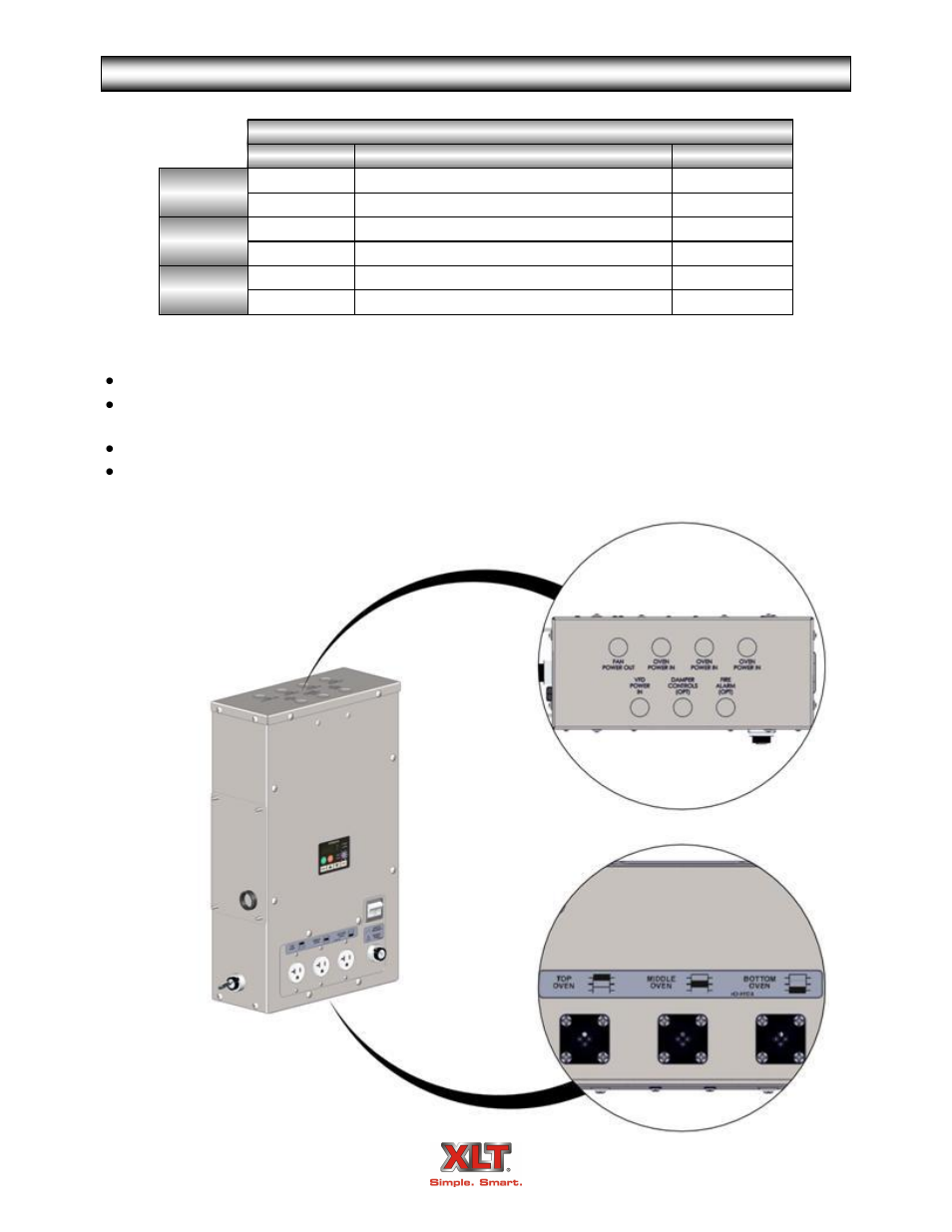 Avi hood electrical requirements | XLT XD-9004A User Manual | Page 42 / 102