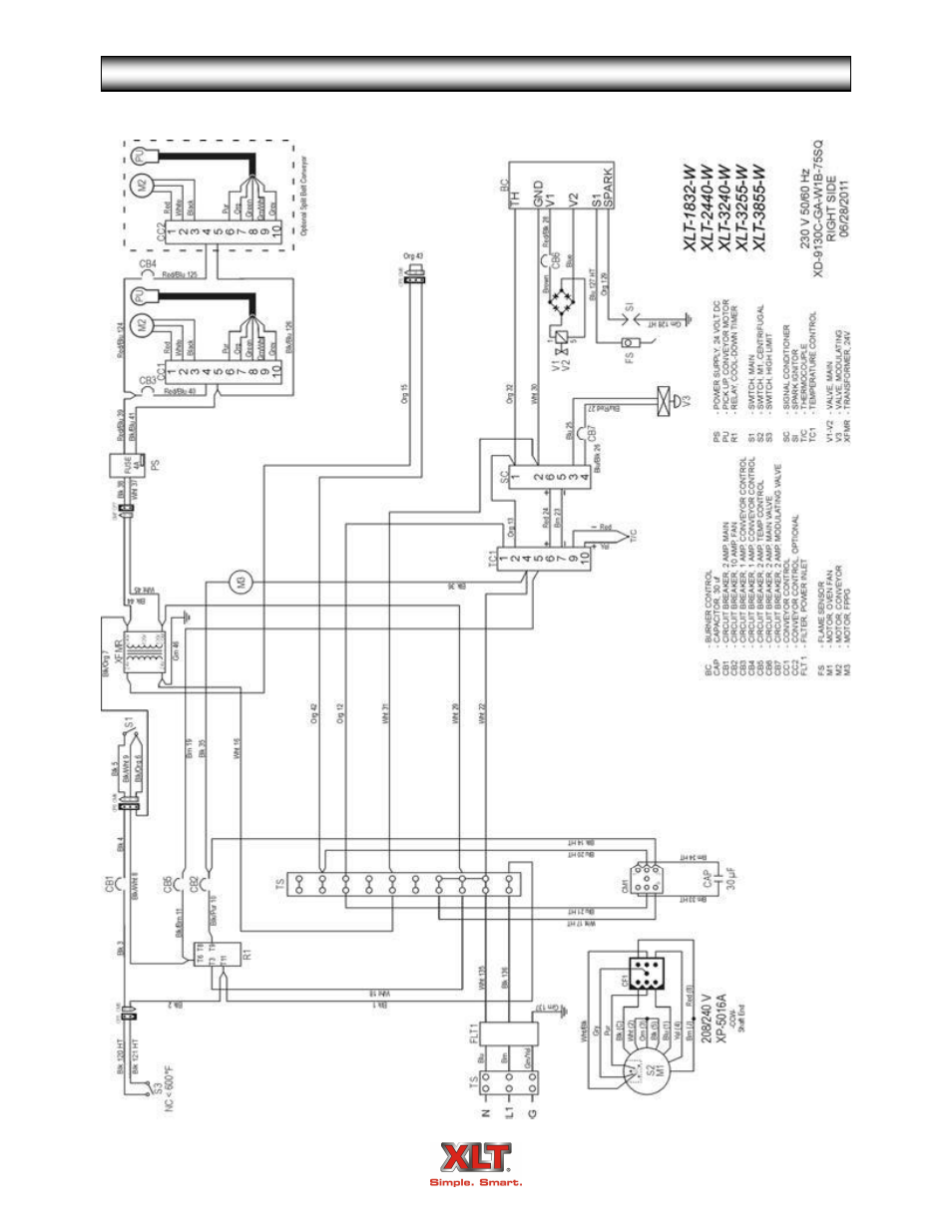 Oven schematic - world 1 box | XLT XD-9004A User Manual | Page 89 / 102