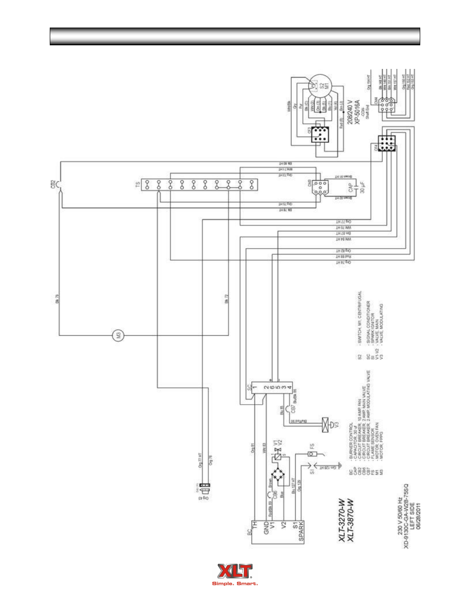 Oven schematic - world 2 box lh | XLT XD-9004A User Manual | Page 92 / 102