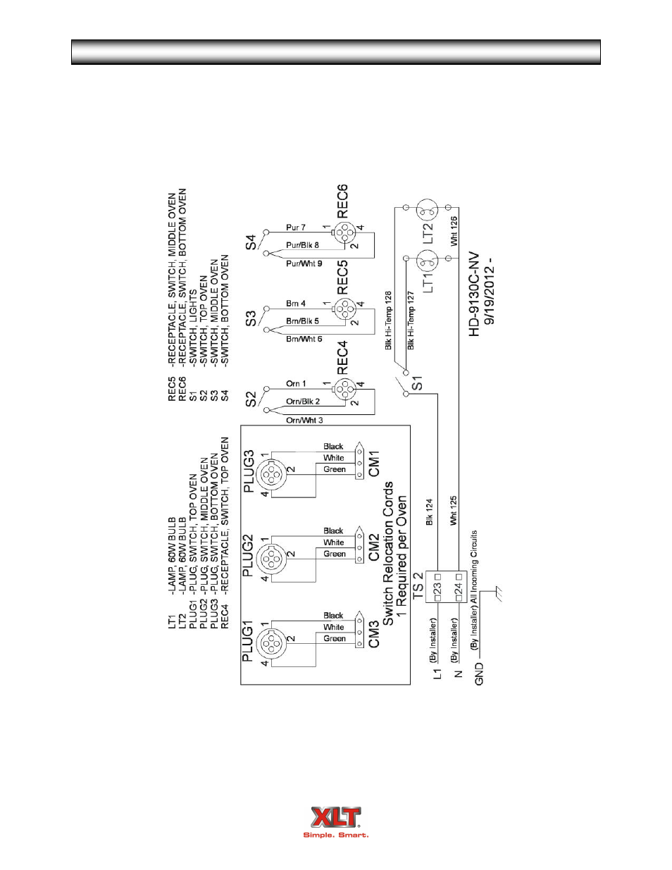Avi hood schematic w/o vfd | XLT XD-9004B User Manual | Page 100 / 106
