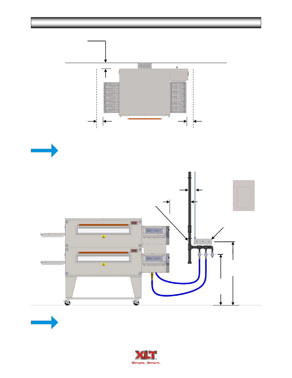 Oven only rough-in specifications | XLT XD-9004B User Manual | Page 17 / 106