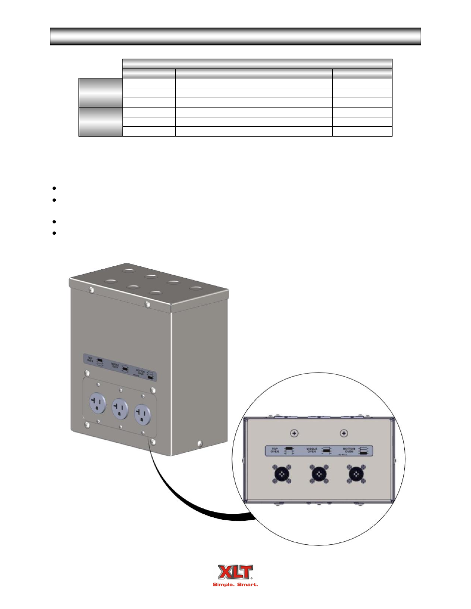 Avi hood electrical requirements, Inputs into junction box, Outputs from junction box | XLT XD-9004B User Manual | Page 44 / 106