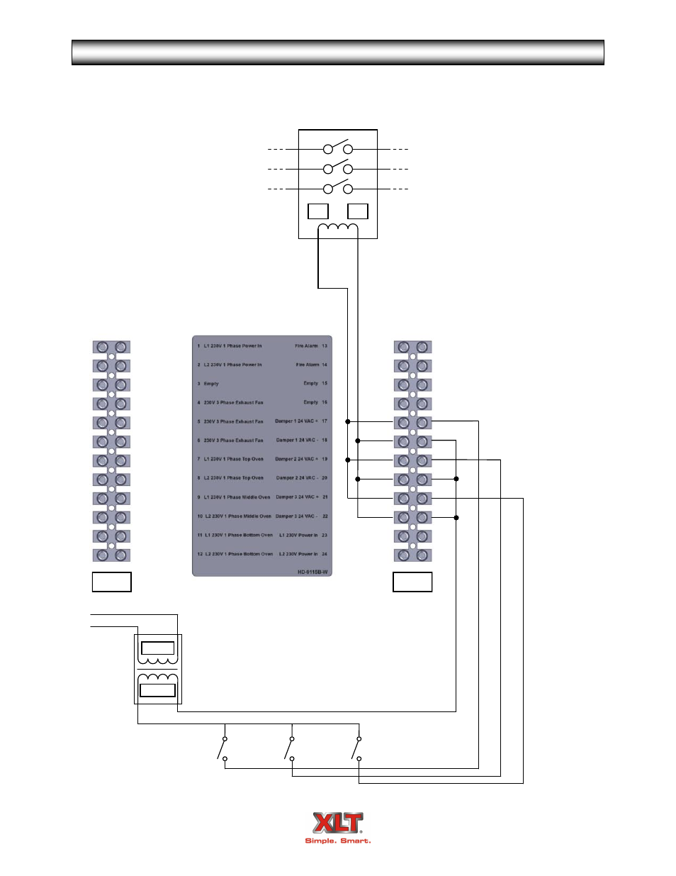 Avi hood electrical connections | XLT XD-9004B User Manual | Page 55 / 106