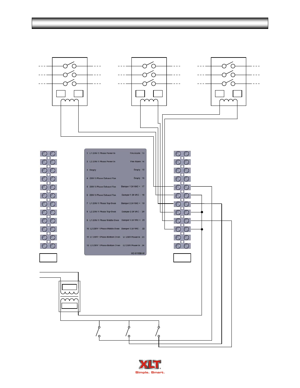Avi hood electrical connections | XLT XD-9004B User Manual | Page 57 / 106