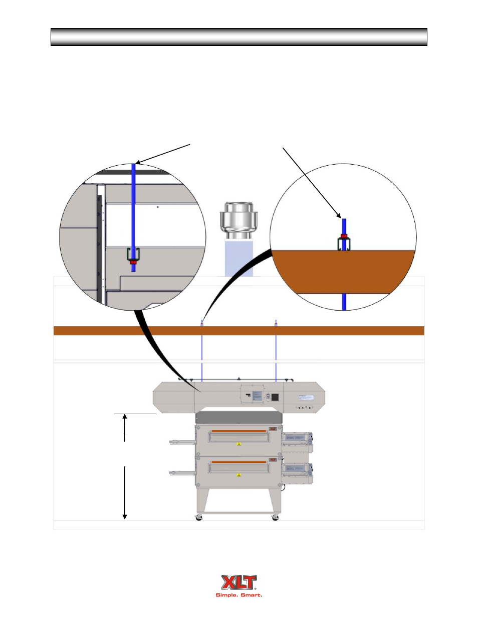 Avi hood installation, Hang hood from ceiling joists | XLT XD-9004B User Manual | Page 68 / 106