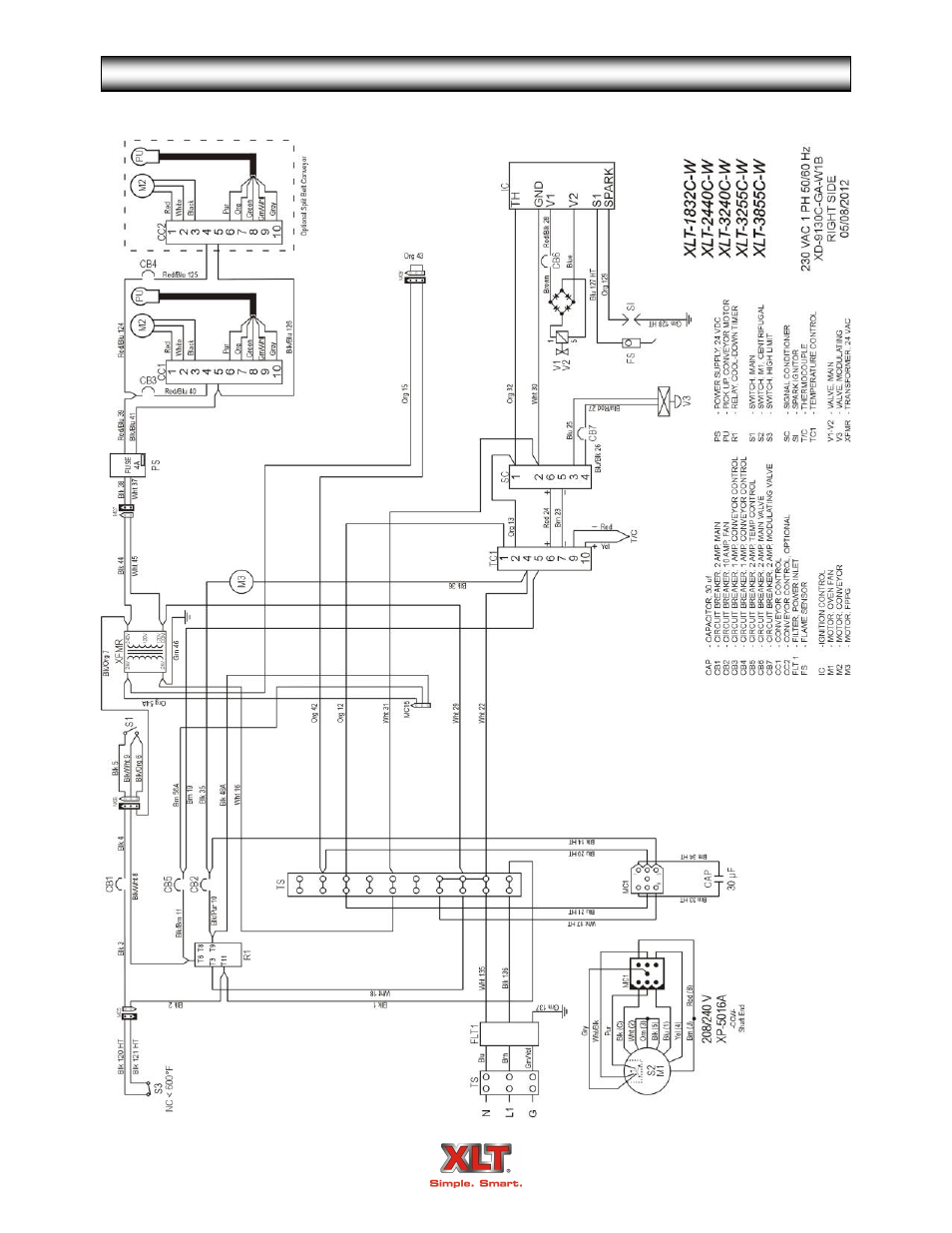 Oven schematic - world 1 box | XLT XD-9004B User Manual | Page 89 / 106