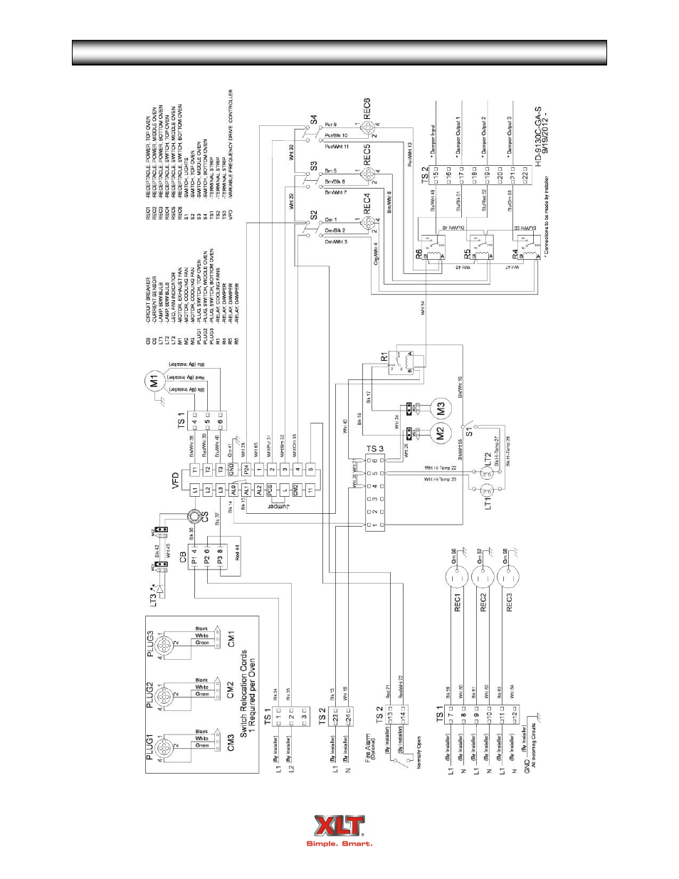 Avi hood schematic - standard w/vfd | XLT XD-9004B User Manual | Page 94 / 106