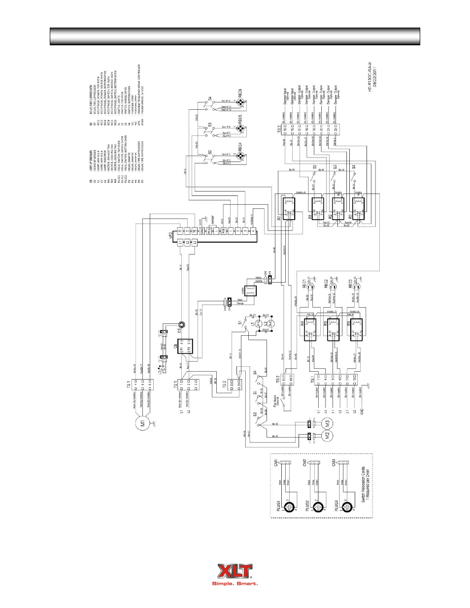 Avi hood schematic - world w/vfd | XLT XD-9004B User Manual | Page 99 / 106