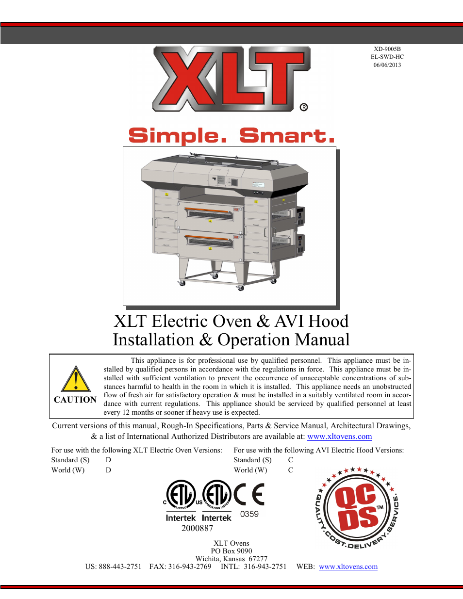 XLT XD-9005B User Manual | 102 pages