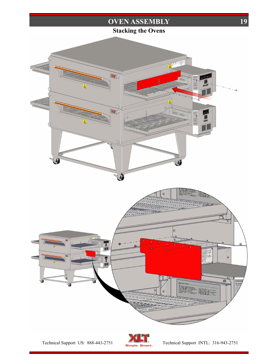 19 oven assembly | XLT XD-9005B User Manual | Page 19 / 102