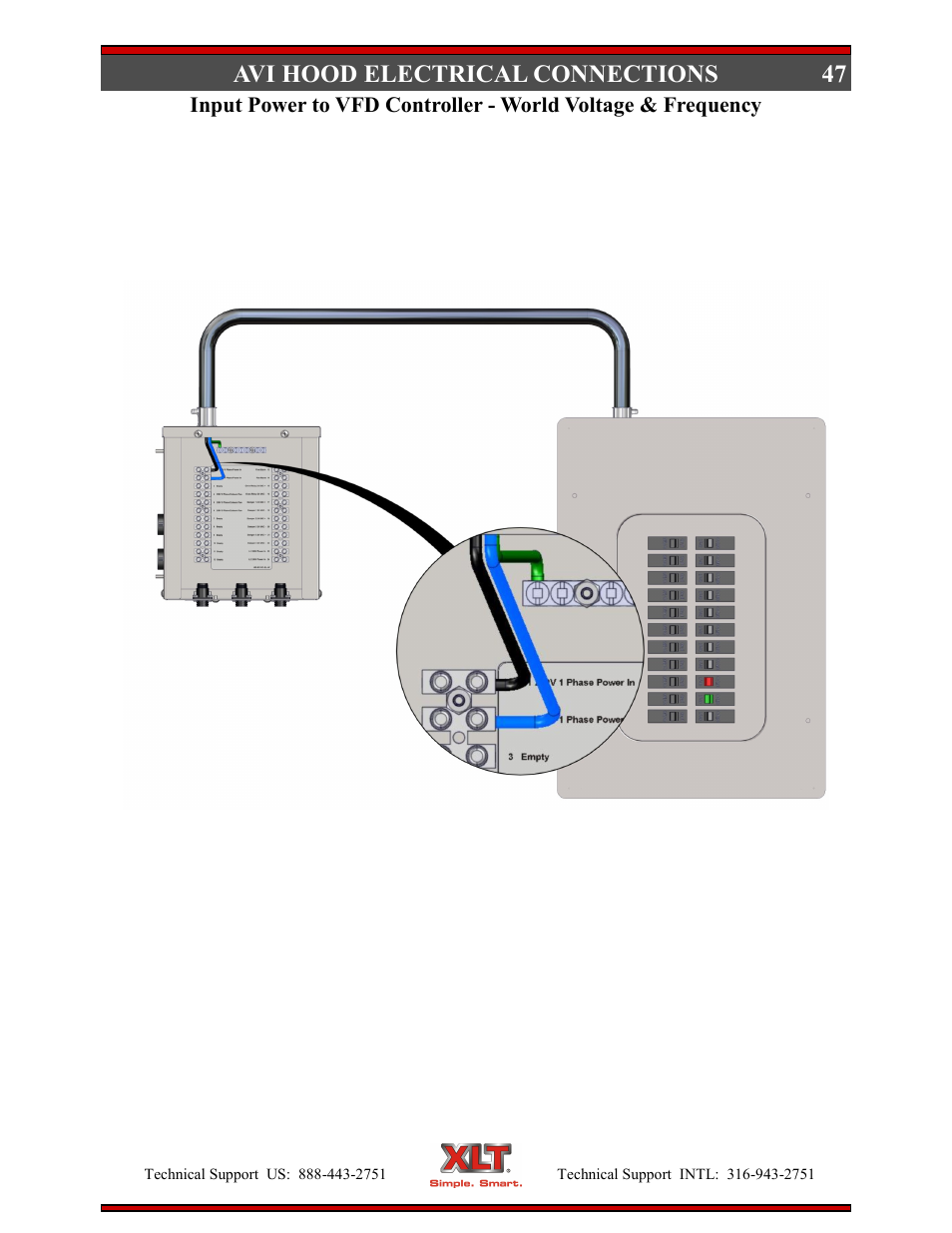 47 avi hood electrical connections | XLT XD-9005B User Manual | Page 47 / 102