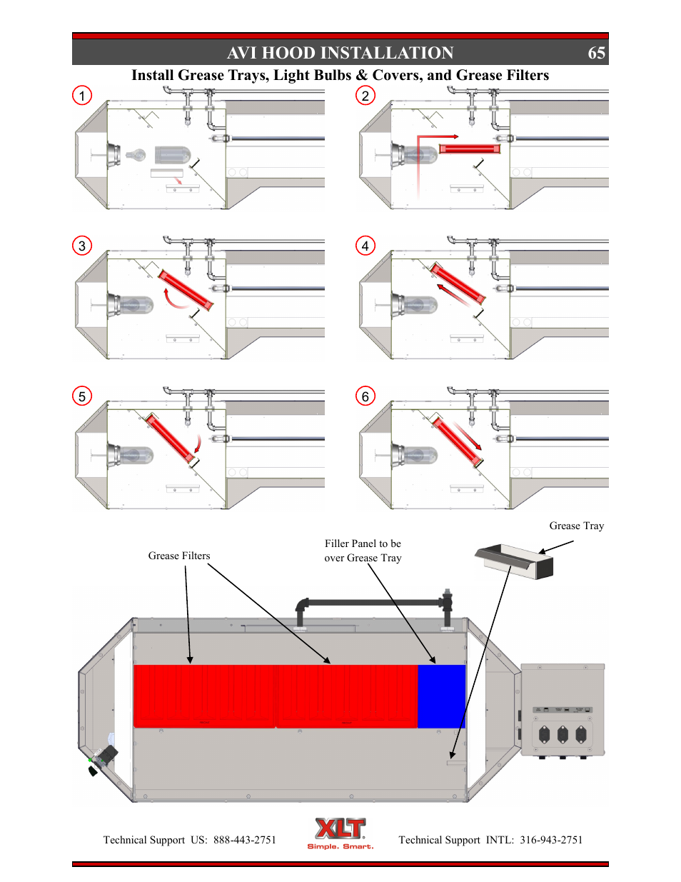 65 avi hood installation | XLT XD-9005B User Manual | Page 65 / 102
