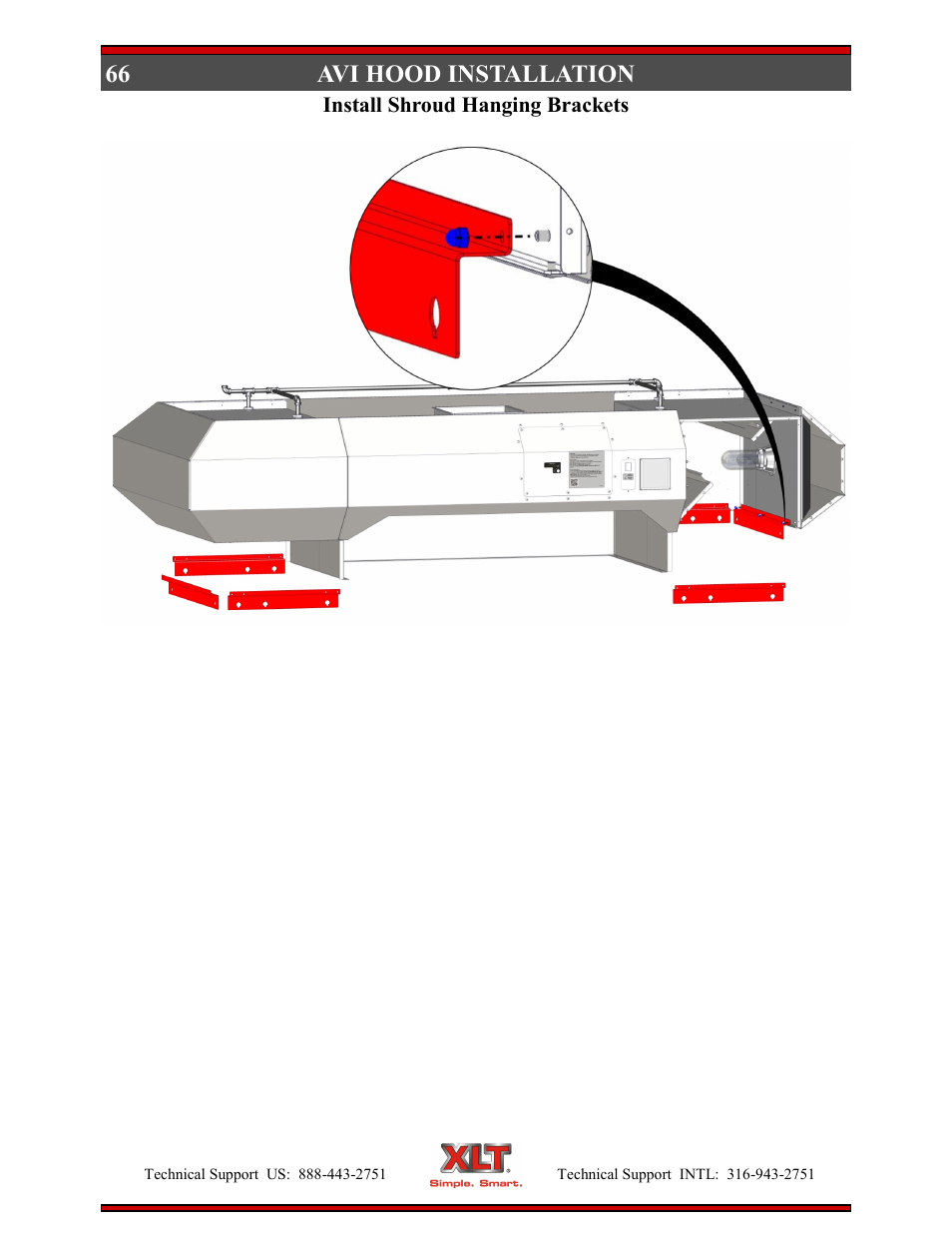 66 avi hood installation | XLT XD-9005B User Manual | Page 66 / 102