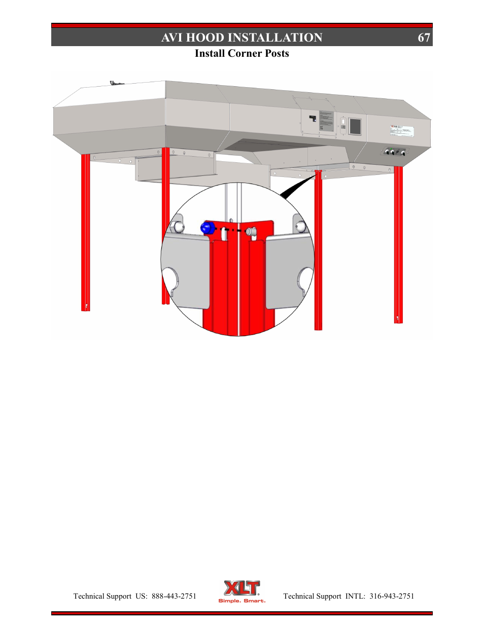 67 avi hood installation | XLT XD-9005B User Manual | Page 67 / 102