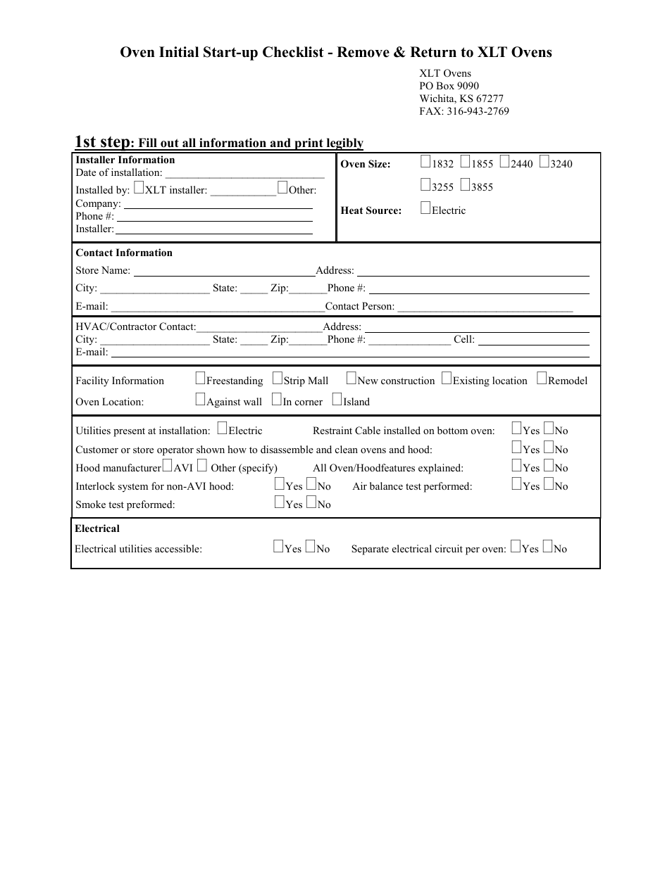 1st step | XLT XD-9005B User Manual | Page 99 / 102
