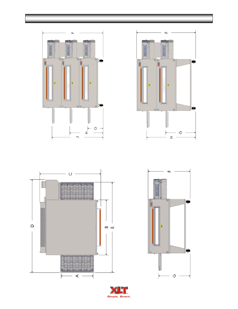 Oven dimensions | XLT XD-9005A User Manual | Page 10 / 100