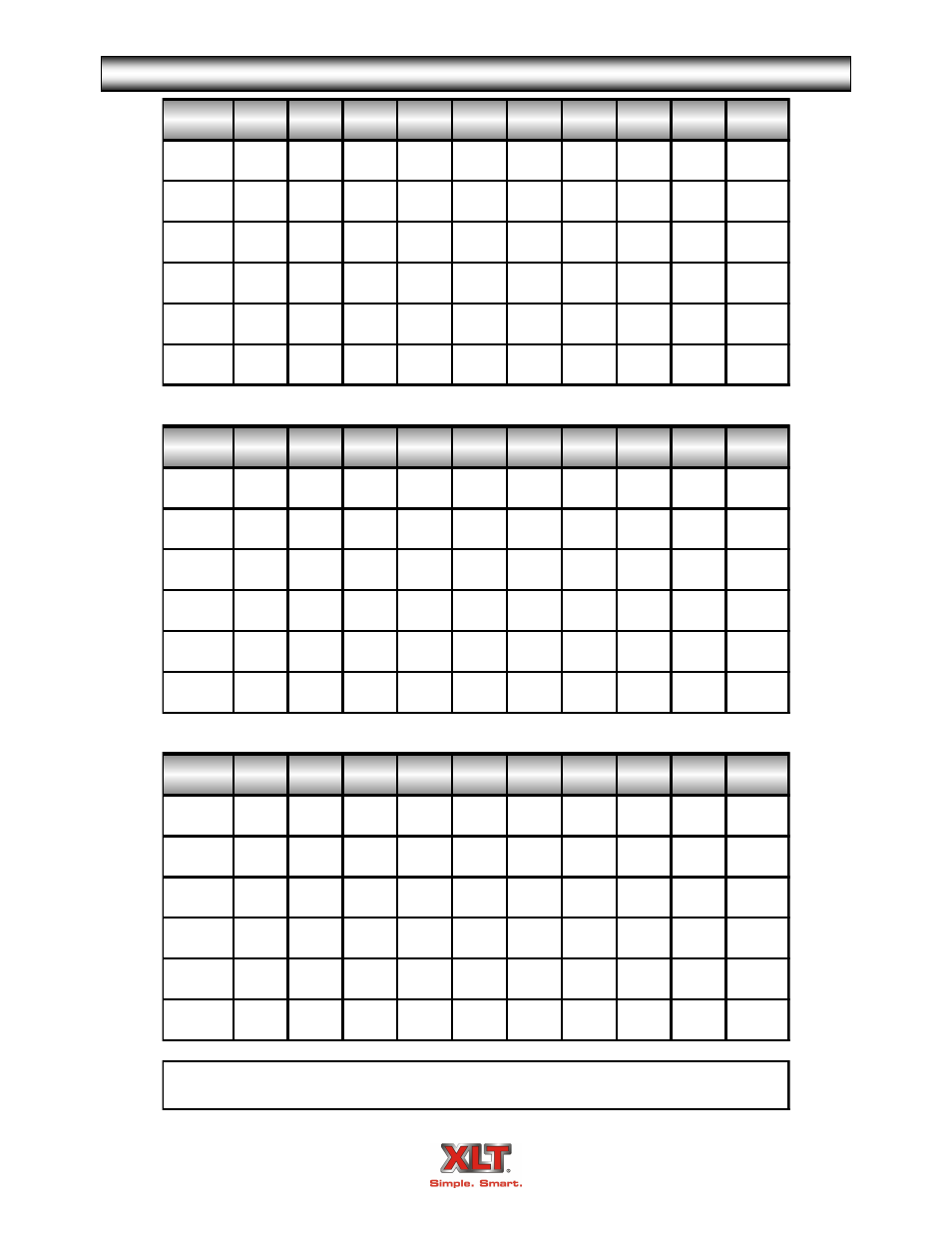 Oven dimensions & weights | XLT XD-9005A User Manual | Page 11 / 100