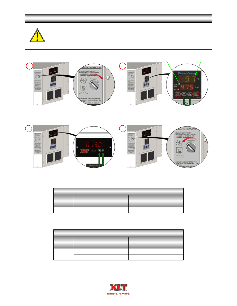 Oven operation | XLT XD-9005A User Manual | Page 25 / 100