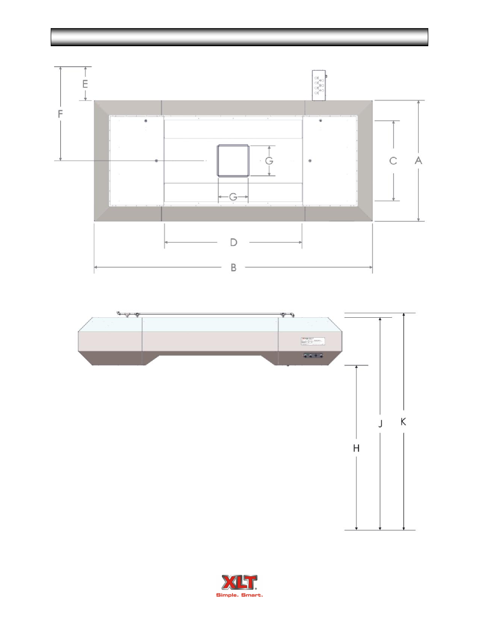 Avi hood dimensions | XLT XD-9005A User Manual | Page 36 / 100