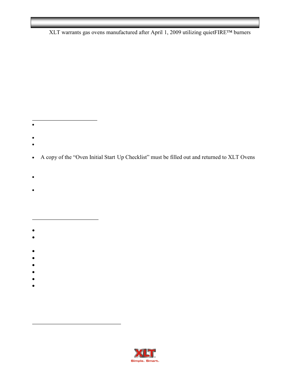 Warranty - us & canada | XLT XD-9005A User Manual | Page 4 / 100