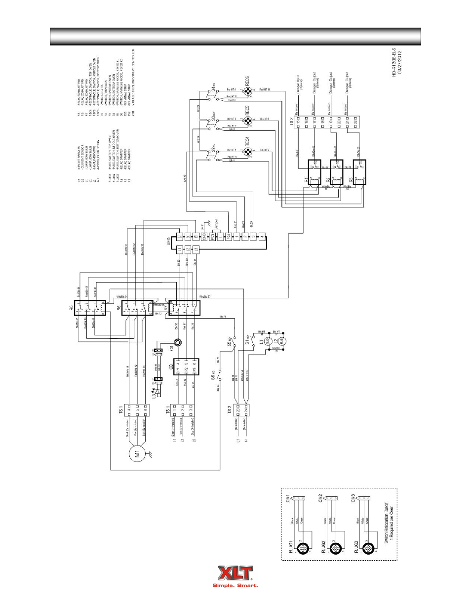 Avi hood schematic - standard w/vfd | XLT XD-9005A User Manual | Page 92 / 100