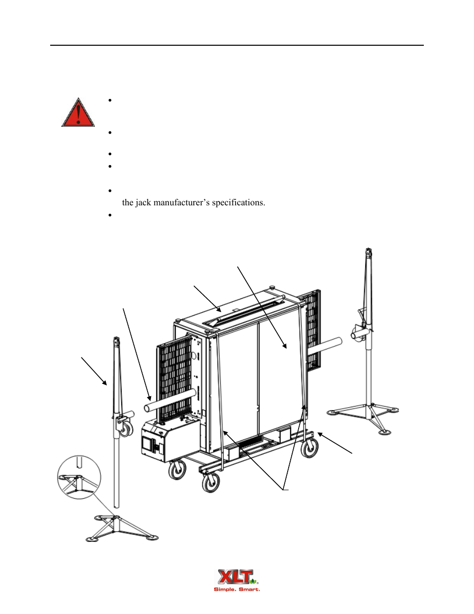 Lifting jack setup, Oven assembly | XLT XD-9010B User Manual | Page 20 / 106