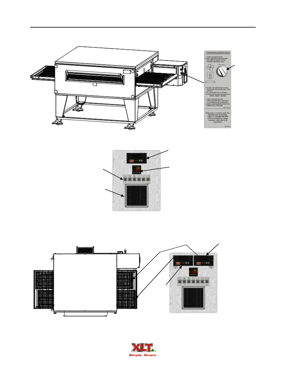 Oven operator controls | XLT XD-9010B User Manual | Page 33 / 106