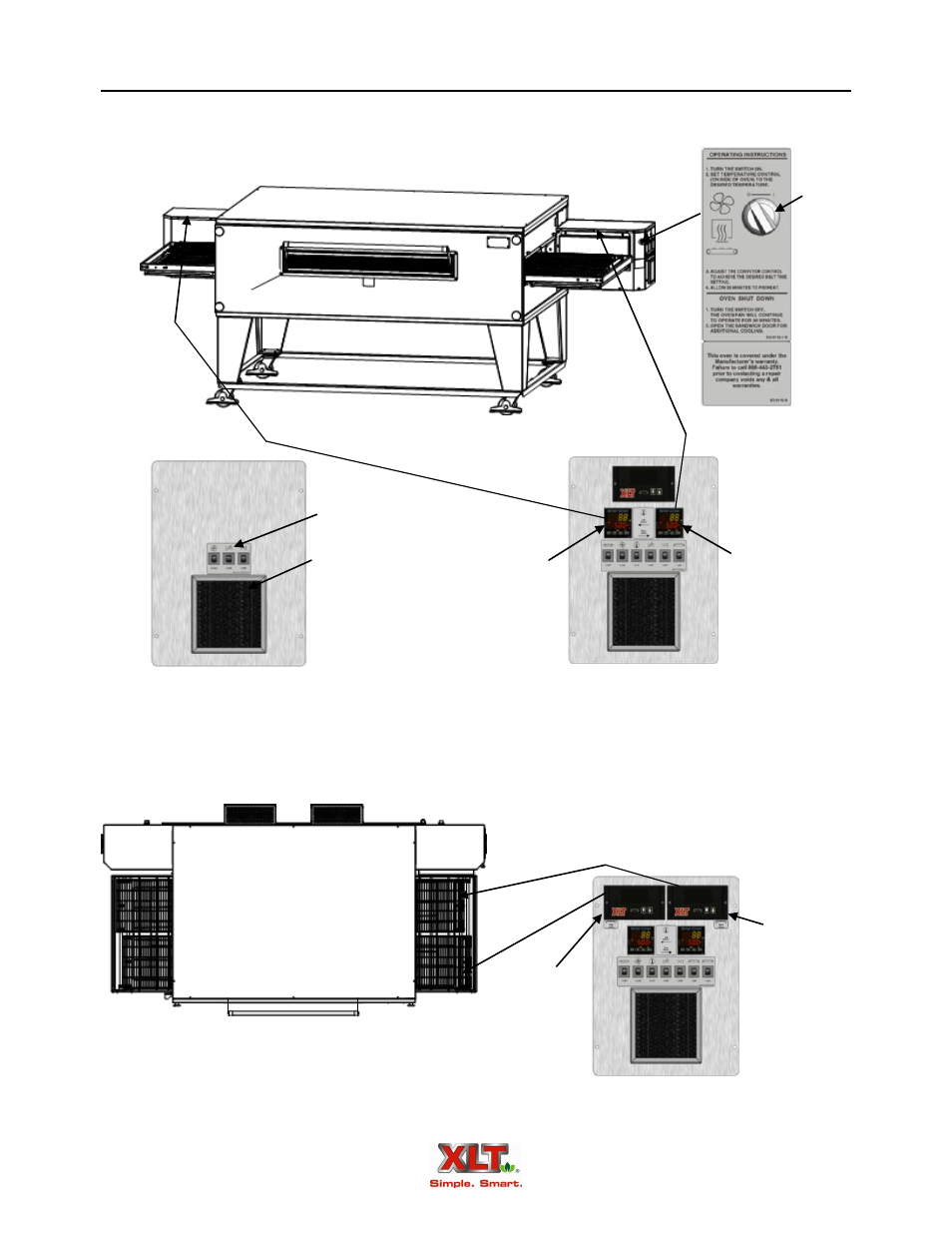 Oven operator controls | XLT XD-9010B User Manual | Page 34 / 106