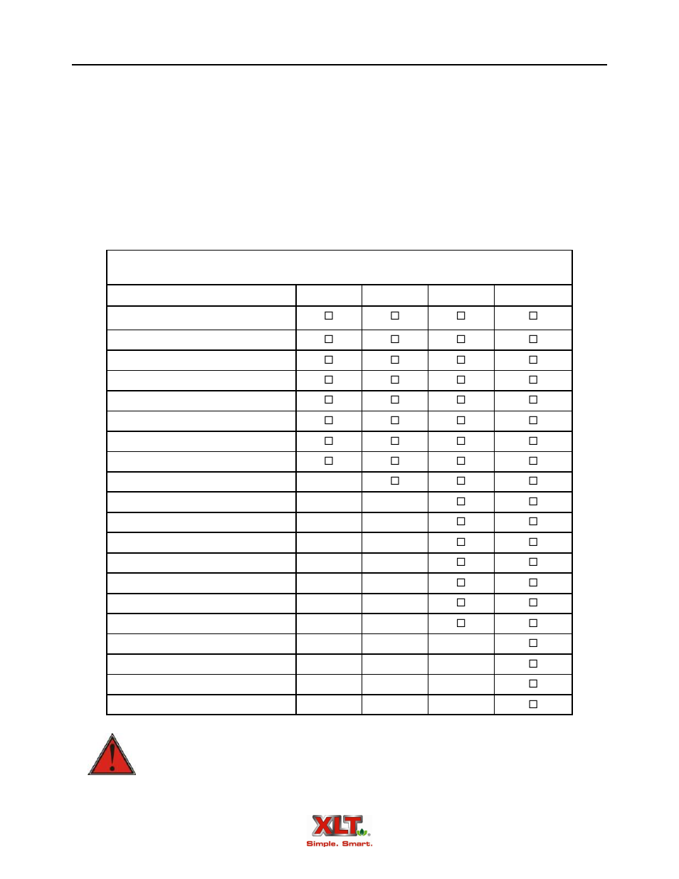 Example cleaning schedule for xlt ovens, Oven cleaning | XLT XD-9010B User Manual | Page 36 / 106