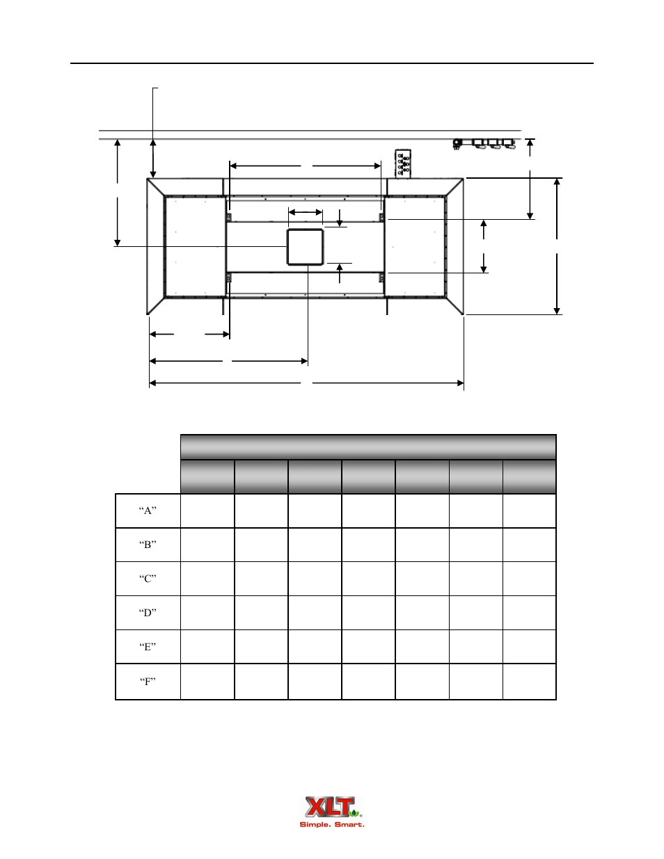 Hood dimensions, Model numbers | XLT XD-9010B User Manual | Page 45 / 106