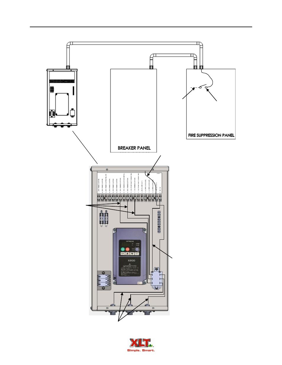 Hood electrical requirements, Fire alarm relay - standard (optional) | XLT XD-9010B User Manual | Page 52 / 106