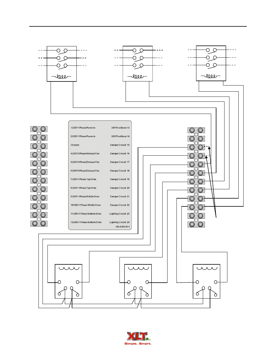 Hood electrical requirements | XLT XD-9010B User Manual | Page 61 / 106