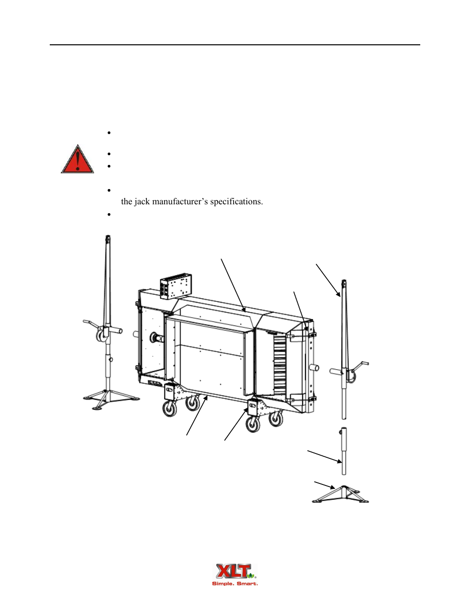 Hood installation lifting jack setup | XLT XD-9010B User Manual | Page 74 / 106