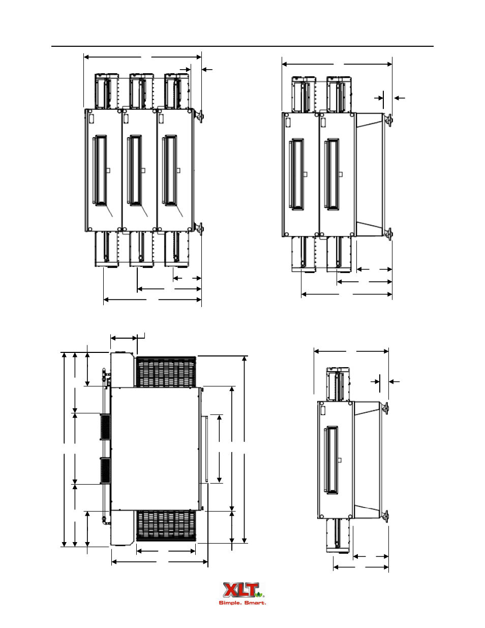 Oven dimensions | XLT XD-9010B User Manual | Page 8 / 106