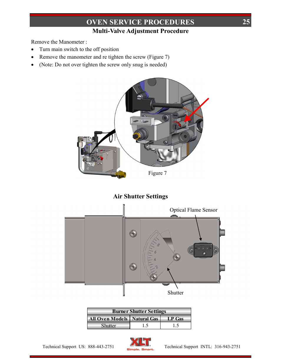 Oven service procedures | XLT XD-9006E User Manual | Page 25 / 78